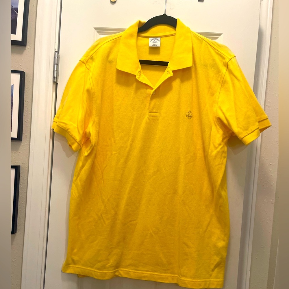 BROOKS BROTHERS Men’s Slim Fit Cotton Polo size L EUC